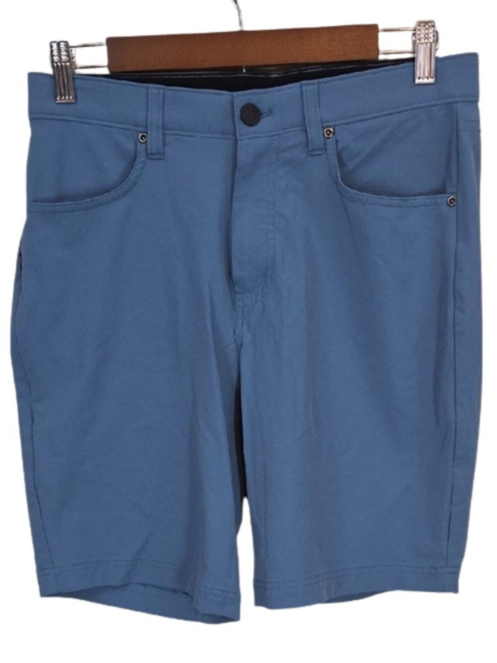 01.ALGO Performance 5-Pocket Shorts Men's 29x9 Blue Stretch Commuter Short Golf